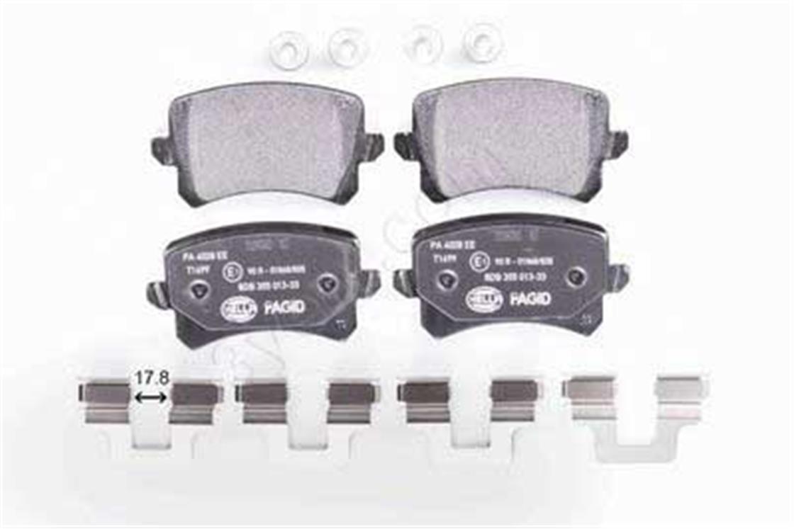 8DB 355 025-331VW BALATA PASSAT B7-CC-Q3-TIGUAN ARKA - VW - OEM 5N0 698 451 .HELLA PAGID