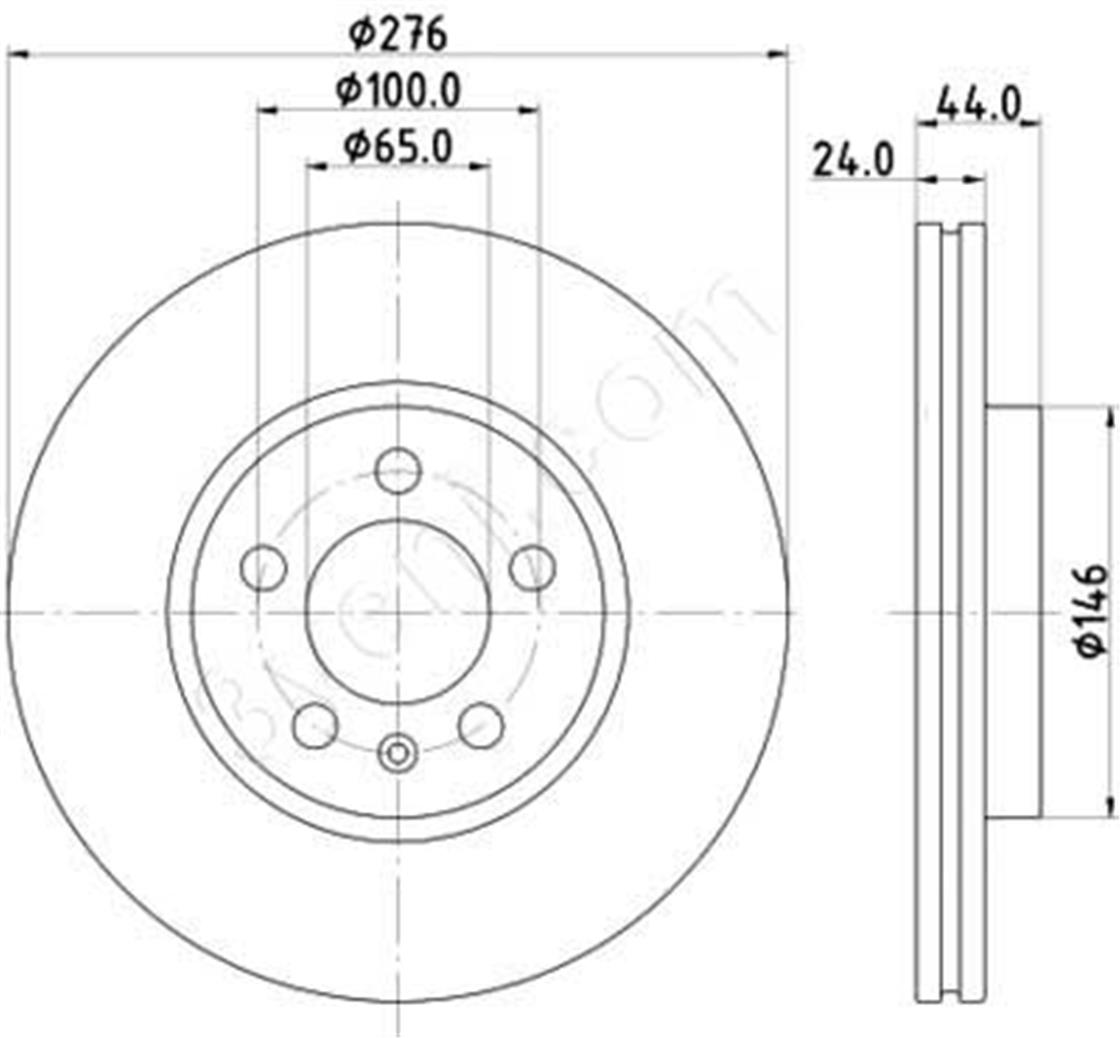 VW DISK POLO 6 2017> ÖN - VW - OEM 2Q0615301H..