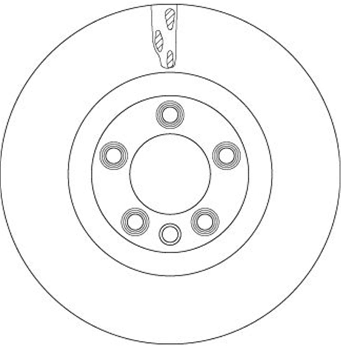 DF6772SVW DISK Q7 CAYENNE ON SOL 35 CM - PORSCHE - OEM 95535140300TRW