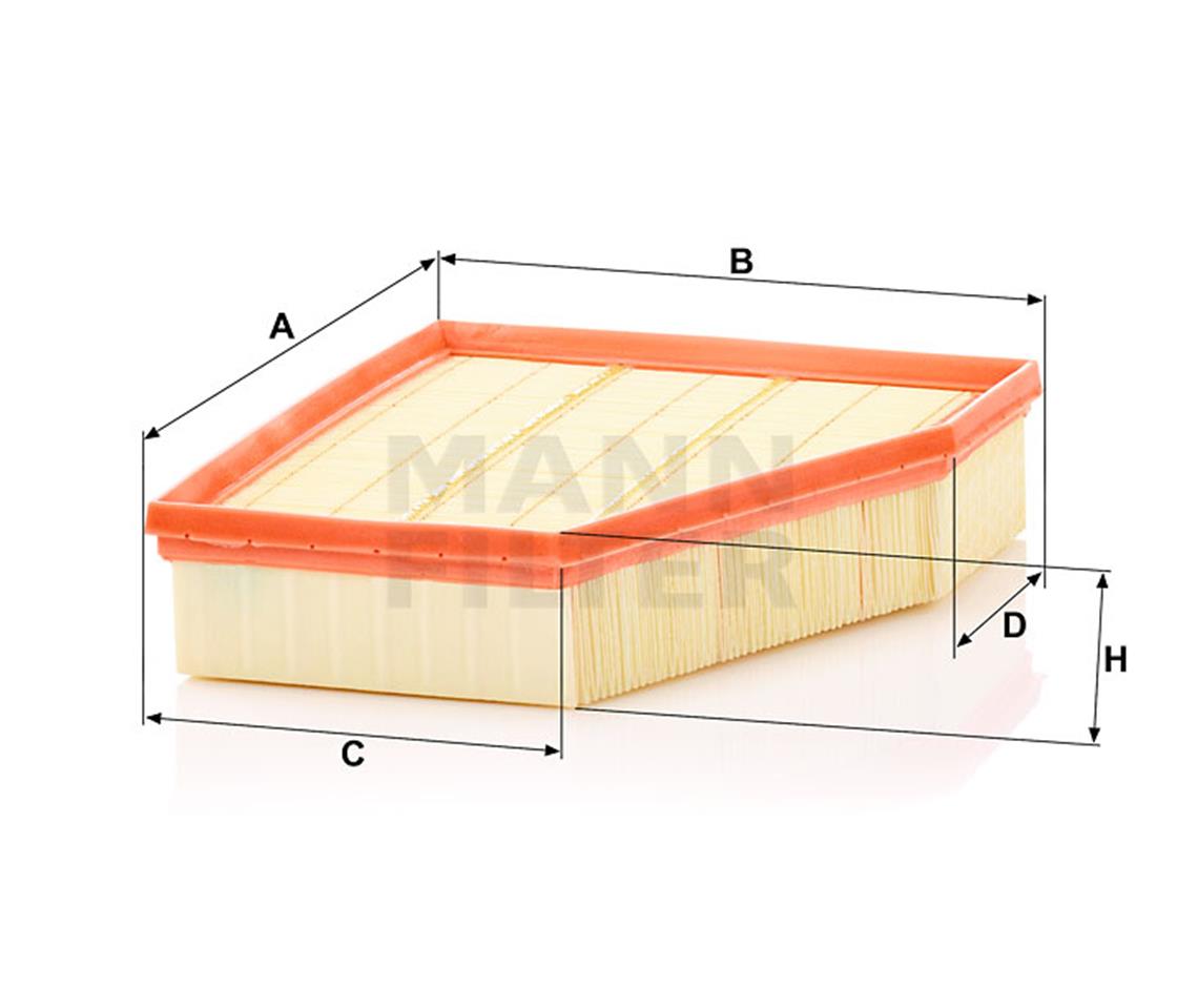 VW HAVA FİLTRESİ IBIZA 5-A1 2.0 TDI 2012- - VW - OEM 6R0129620C.