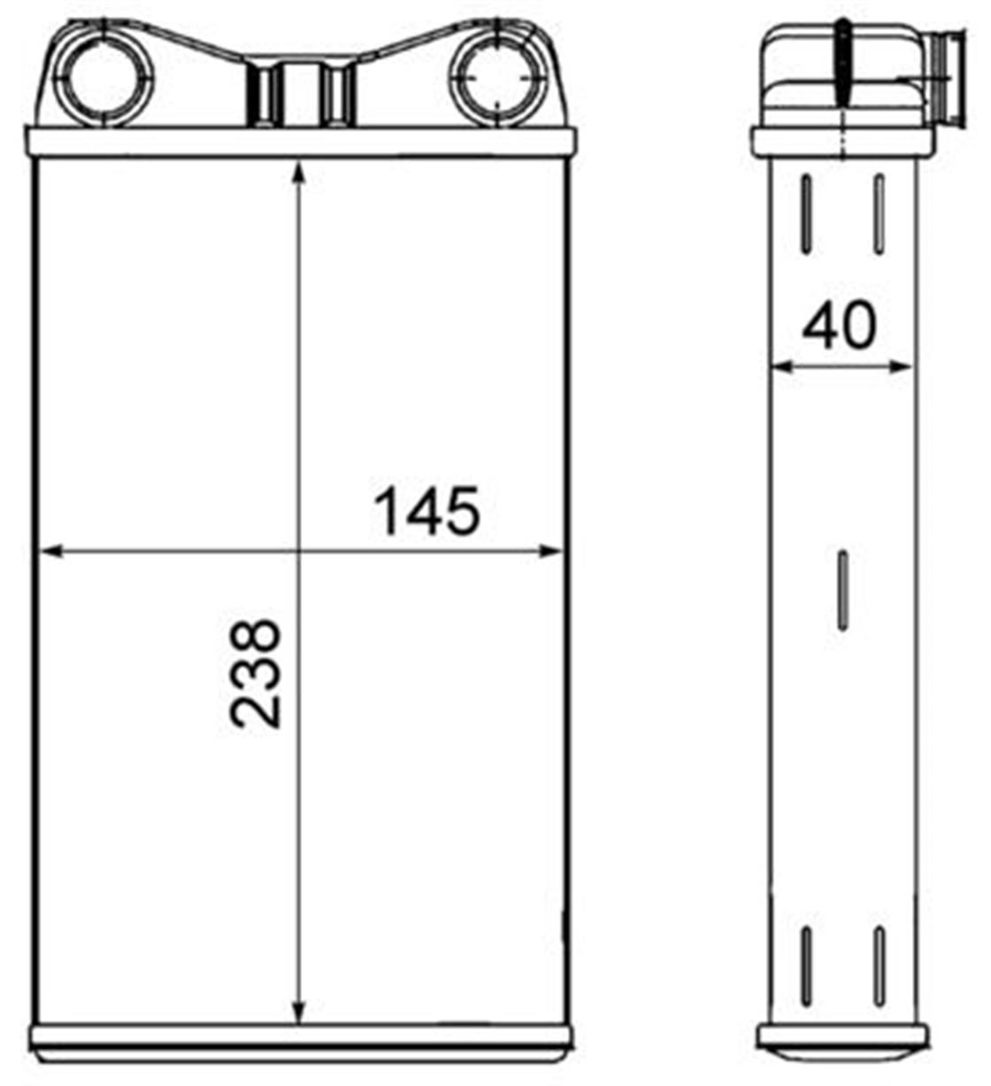 VW KALORİFER RADYATÖRÜ A4  20-2008 - VW - OEM 8E1820031.