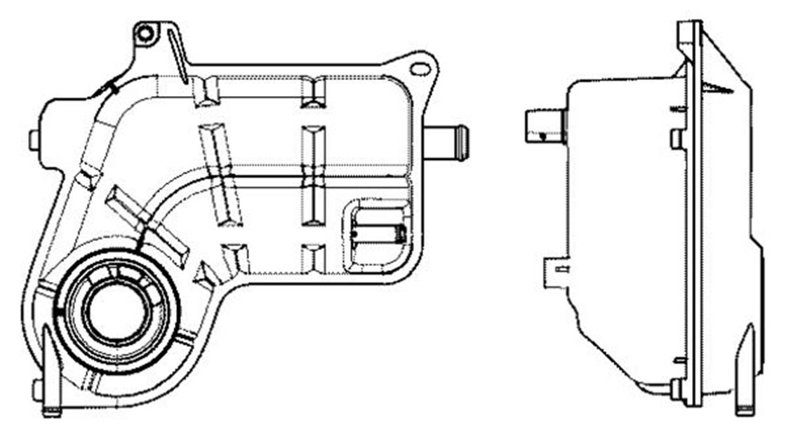 VW RADYATÖR SU BİDONU A6 - VW - OEM 8E0121403D.