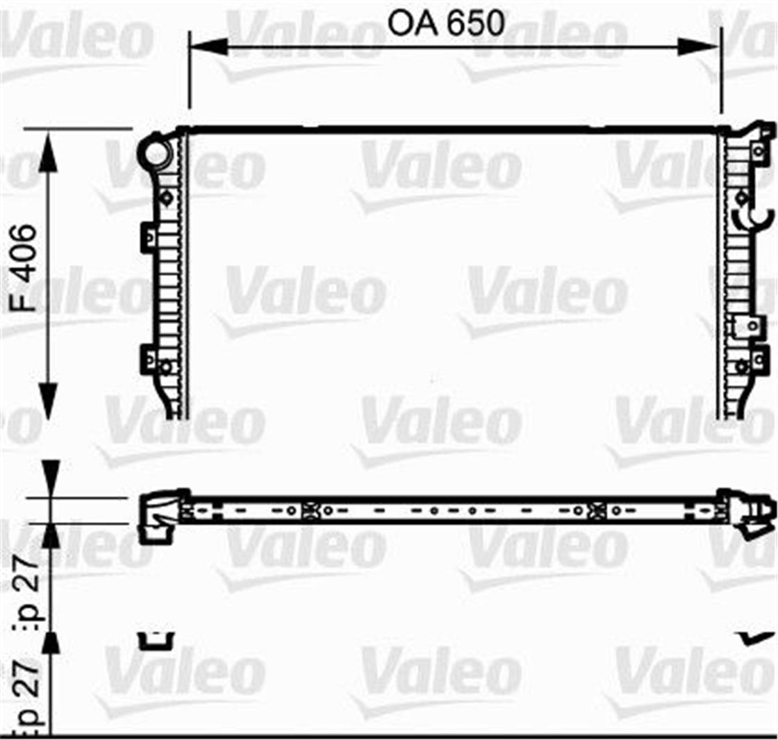 735133VW RADYATÖR TİGUAN  - VW  - OEM 5N0 121 253 L.VALEO