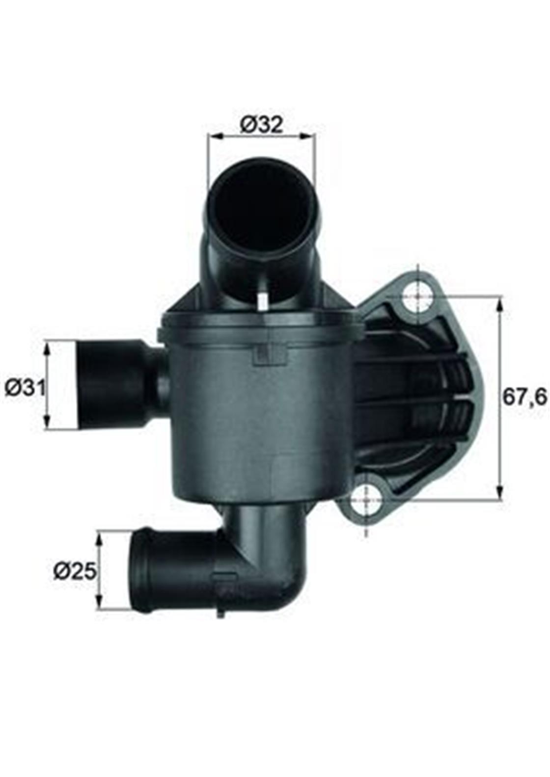 TI 35 87VW TERMOSTAT CRAFTER -AMAROK 2.0 TDI - VW - OEM 03L 121 111 ABMAHLE TERMOSTAT