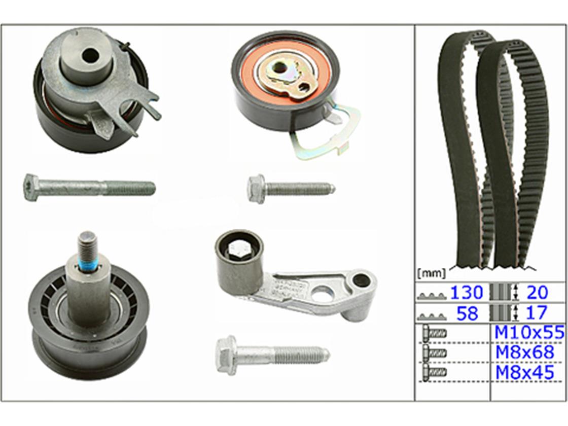 530 0089 10VW TRİGER SETİ POLO 1.4-1.6 16 V  - VW - OEM 036 198 119 E..INA