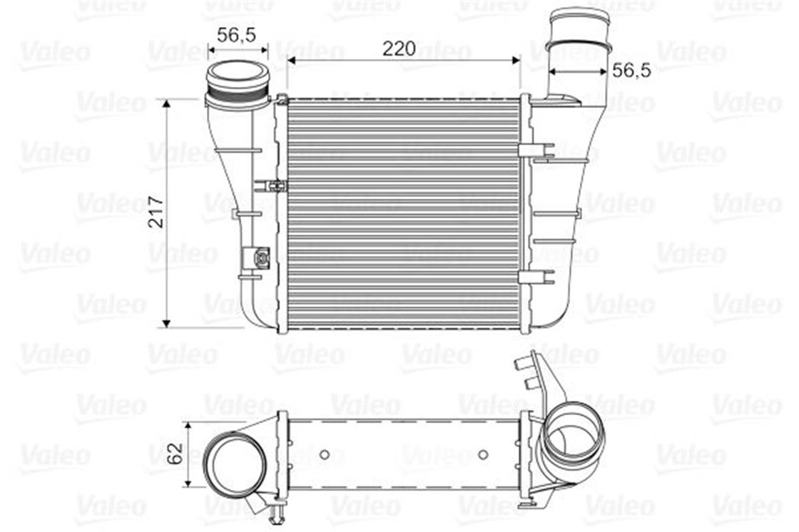 818669VW TURBO RADYATÖRÜ A4 05-08 - VW - OEM 8E0 145 805 AAVALEO