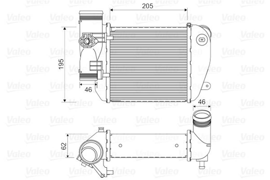 818653VW TURBO RADYATÖRÜ A6- 2.7-3.0TDI - VW - OEM 4F0 145 805 AFVALEO