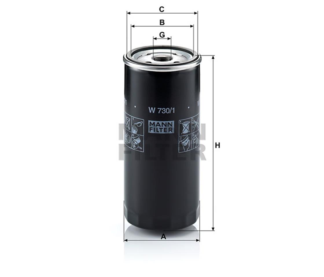 VW YAĞ FİLTRESİ OC 221 - VW - OEM 28115561