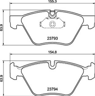 BMW BALATA E60-E90 ÖN - BMW - OEM 2379301.
