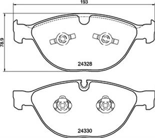 BMW BALATA E60 M5 ÖN - BMW - OEM 2432801