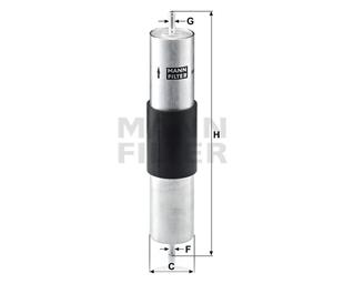 BMW BENZİN FİLTESİ M40-M43-M50-M52 - BMW - OEM 13321740986