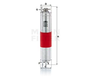 BMW BENZİN FİLTRESİ E46 - BMW - OEM 13327512019