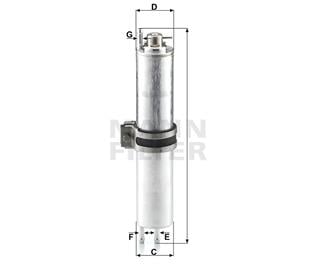 BMW BENZİN FİLTRESİ E65 N62 - BMW - OEM 16126750475.