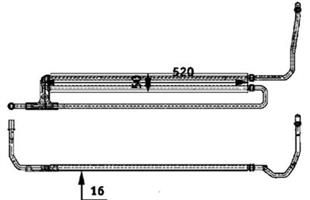 BMW DİREKSİYON YAĞ RADYATÖRÜ E60 - BMW - OEM 1721 7 519 214