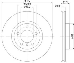 BMW DİSK E36 M3 SAĞ - BMW - OEM 3411 2 227 172.