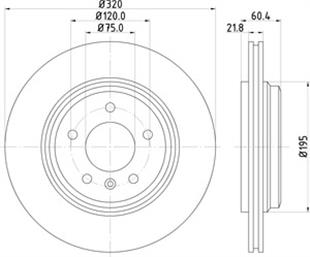 BMW DISK E46 ARKA M57-M54 XI-XD - BMW - OEM 34201166073...