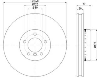BMW DİSK E60 ÖN 535-540 - BMW - OEM 3411 6 779 467