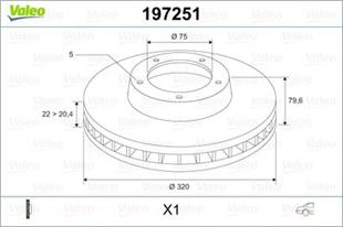 BMW DISK E83 ARKA - BMW - OEM 34213332217..