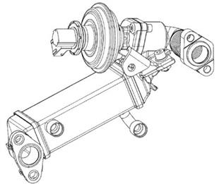 BMW EGR RADYATÖRÜ N47 1.8D - BMW - OEM 11717805189