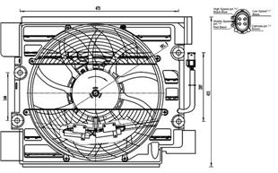 BMW FAN E39 4 FİŞLİ - BMW - OEM 64548380780