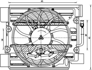BMW FAN E39 4 FİŞLİ - BMW - OEM 64548380780
