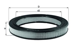 BMW HAVA FİLTRESİ M10 - BMW - OEM 13729055214