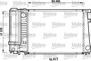 BMW RADYATÖR E30-36-34 M40-50 KSIZ MEK - BMW - OEM 17111719302.