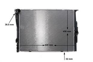 BMW RADYATÖR E84-E87-E90 MAN. N45-N46  - BMW - OEM 17117521046.
