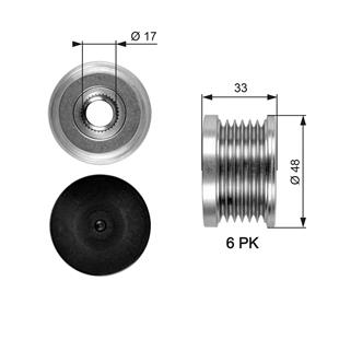 BMW ŞARZ DİNAMO KASNAĞI N40-42-45-46 - BMW - OEM 12317505910..