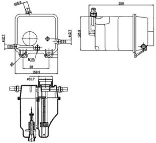 BMW SOĞUTMA TANKI E53 4.4 4.8 - BMW - OEM 17137501959.