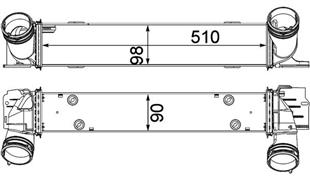 BMW TURBO RADYATÖRÜ E81-E87-E90-E92 - BMW - OEM 17517524916