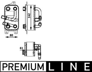 BMW YAĞ SOĞUTUCUSU E60-E65 M54 - BMW - OEM 17217519213