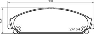 CHRYSLER BALATA 300 C ÖN - CHRYSLER - OEM 2416401