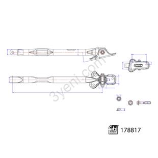LR DENGE KOLU ARKA FREELANDER II - EVOQUE SOL - LAND ROVER - OEM LR001176