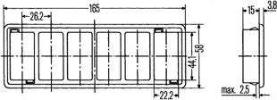 LR DÜĞME KASASI - LAND ROVER - OEM