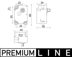 LR KLİMA KONUM MOTORU FREE.-EVOQUE 2.2 TD4 - 2.2 D - LAND ROVER - OEM LR048448