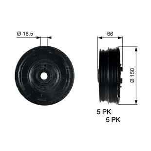 LR KRANK KASNAĞI FREELANDER TD4 - LAND ROVER - OEM 11232247887..