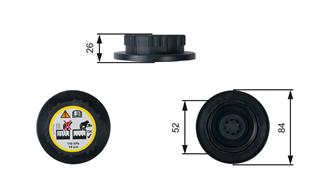 LR RADYATÖR DEPO KAPAĞI RANGE SPORT-VOUGE 3 - LAND ROVER - OEM PCD500030