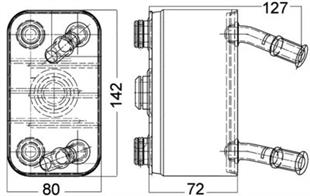 LR SANZIMAN YAG RADYATORU RANGE 4.4 - LAND ROVER - OEM PFD000020