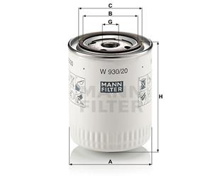 LR YAĞ FİLTRESİ RANGE ROVER II 90-2002 - LAND ROVER - OEM ERR3340.