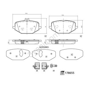 MB BALATA 167M 2018> - MERCEDES - OEM 4207303