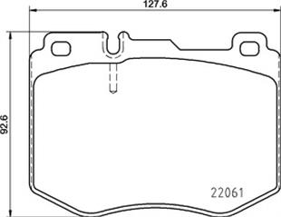MB BALATA 205-213-253 ÖN - MERCEDES - OEM 84201820
