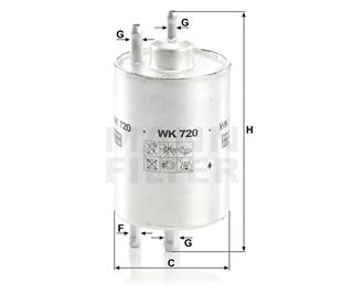 MB BENZİN FİLTRESİ 210-220 - MERCEDES - OEM 0024773001.