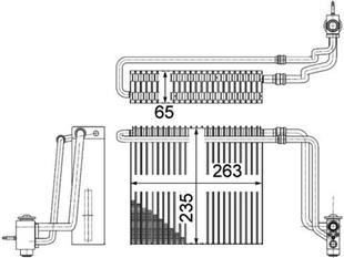 MB EVAPARATÖR 639 - MERCEDES - OEM 002 830 34 58