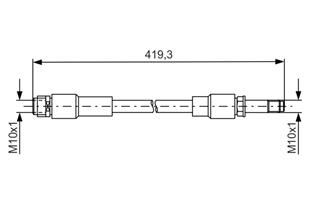 MB FREN HORTUMU 246  - MERCEDES - OEM 2464200148