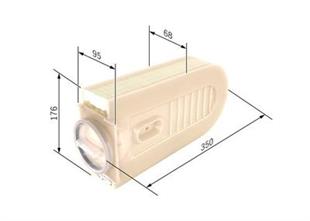 MB HAVA FILTRESI 651 M. 09=>E200 CDI  İNCE - MERCEDES - OEM 6510940104...