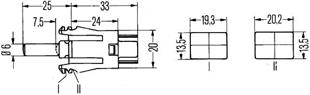 MB KAPI IŞIK DÜĞMESİ 4 KÖŞE 123-124-201 - MERCEDES - OEM 0008213152.