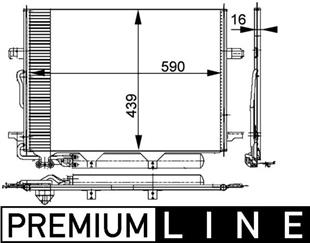 MB KLİMA RADYATÖR 211-646M-112M - MERCEDES - OEM 211 500 02 54