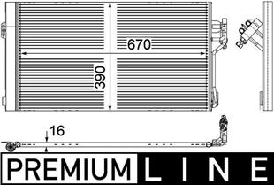 MB KLİMA RADYATÖR 639 - MERCEDES - OEM 6398350070
