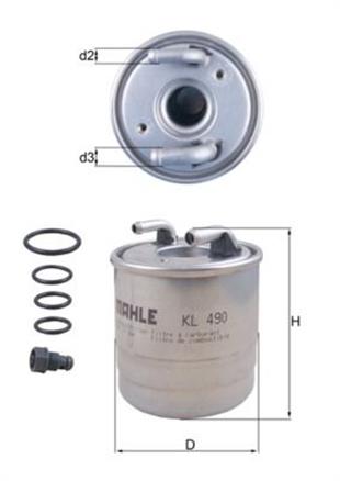 MB MAZOT FİLTRESİ 212 CDI   KISA - MERCEDES - OEM 6420901752